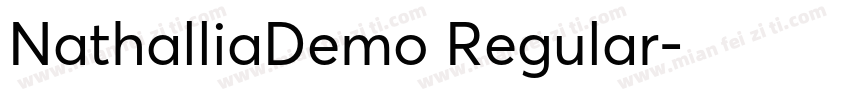 NathalliaDemo Regular字体转换